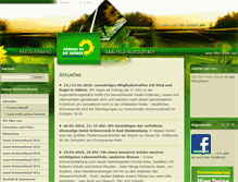 Tablet Screenshot of gruene-slf-ru.de